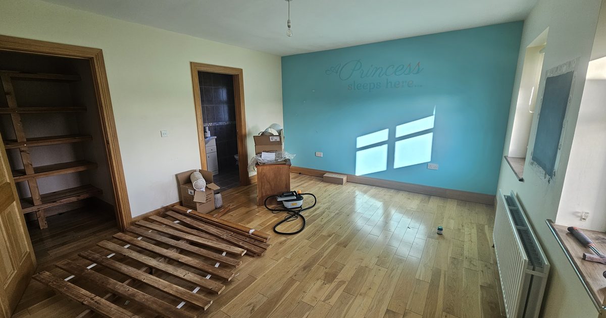 Before and after transformation by professional painter in Carrickmacross Co Monaghan